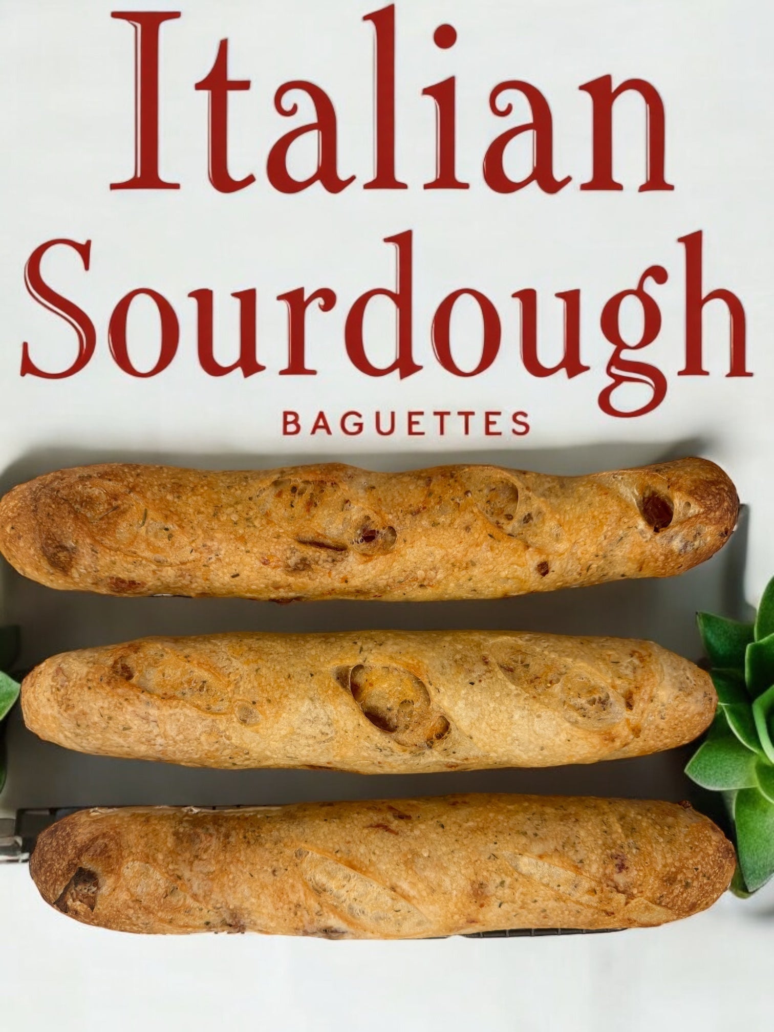 Italian Sourdough Baguette