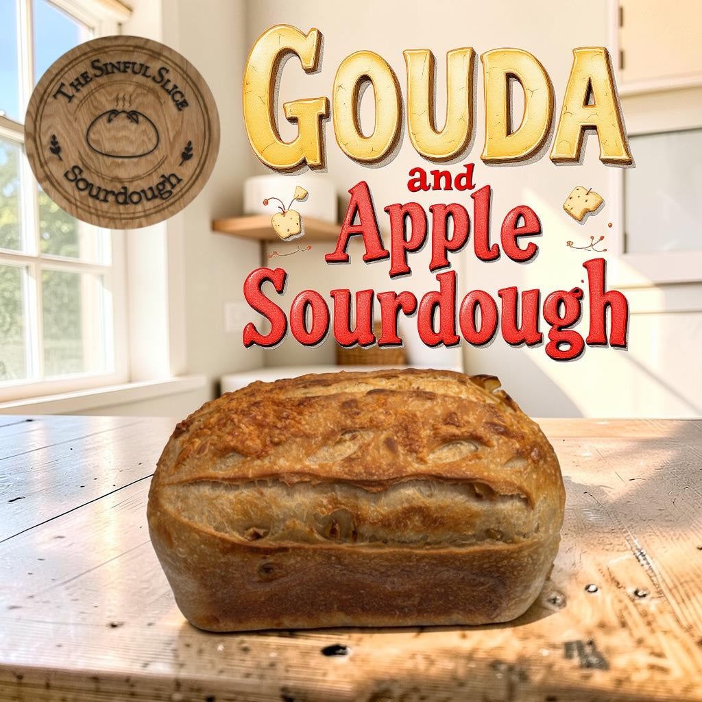 Gouda and Apple Sourdough