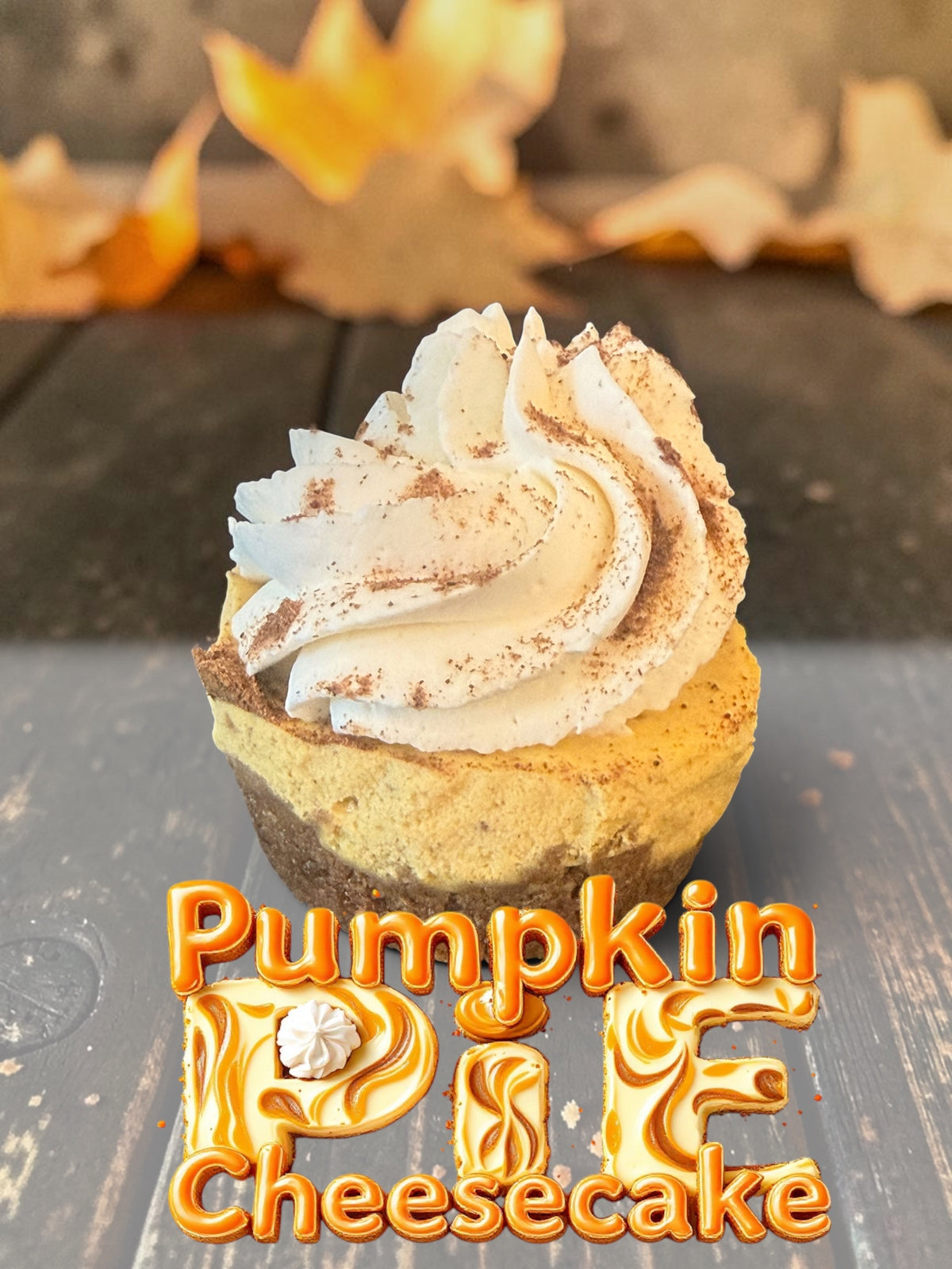 Mini Pumpkin cheesecake (4 pieces)