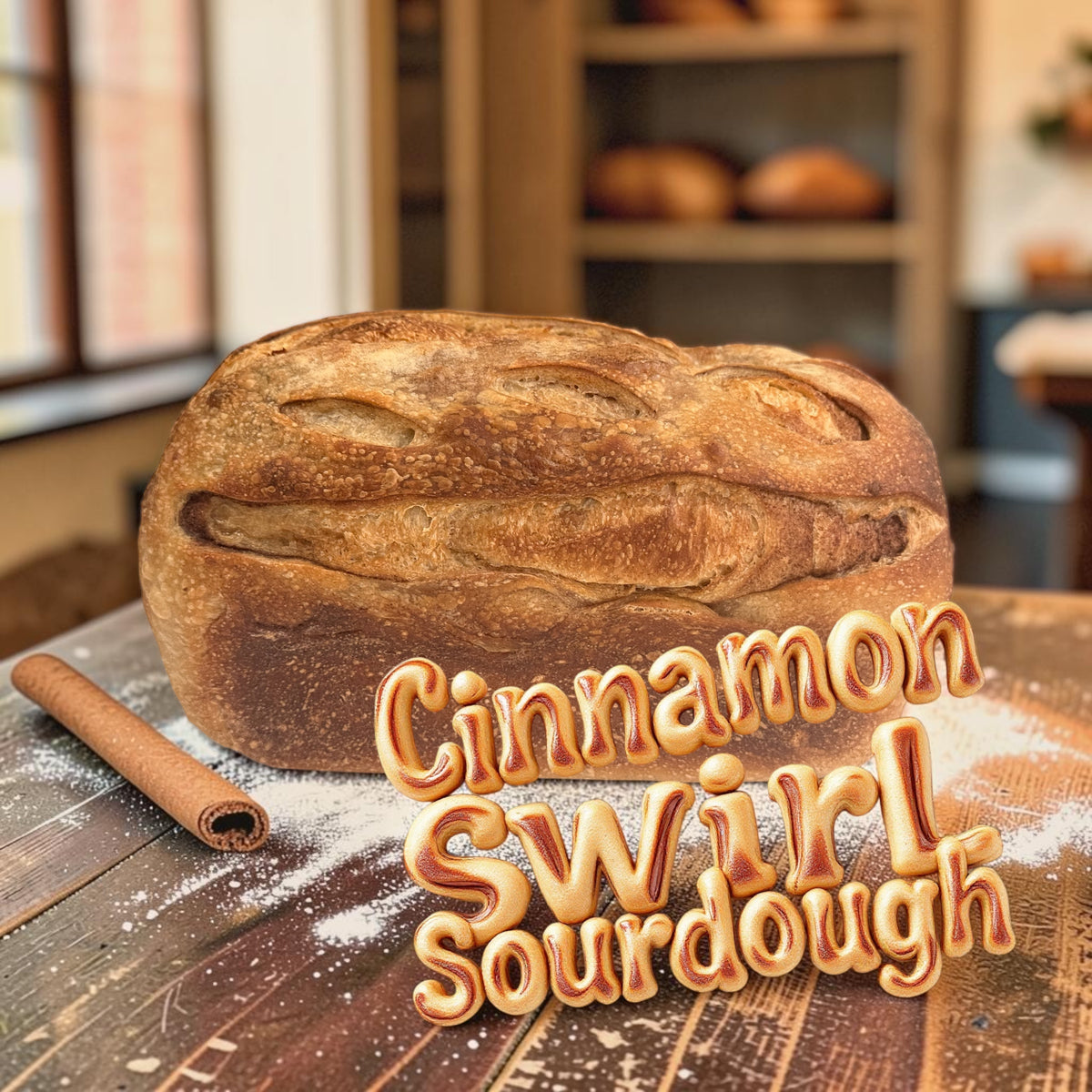 Cinnamon Swirl Sourdough Loaf