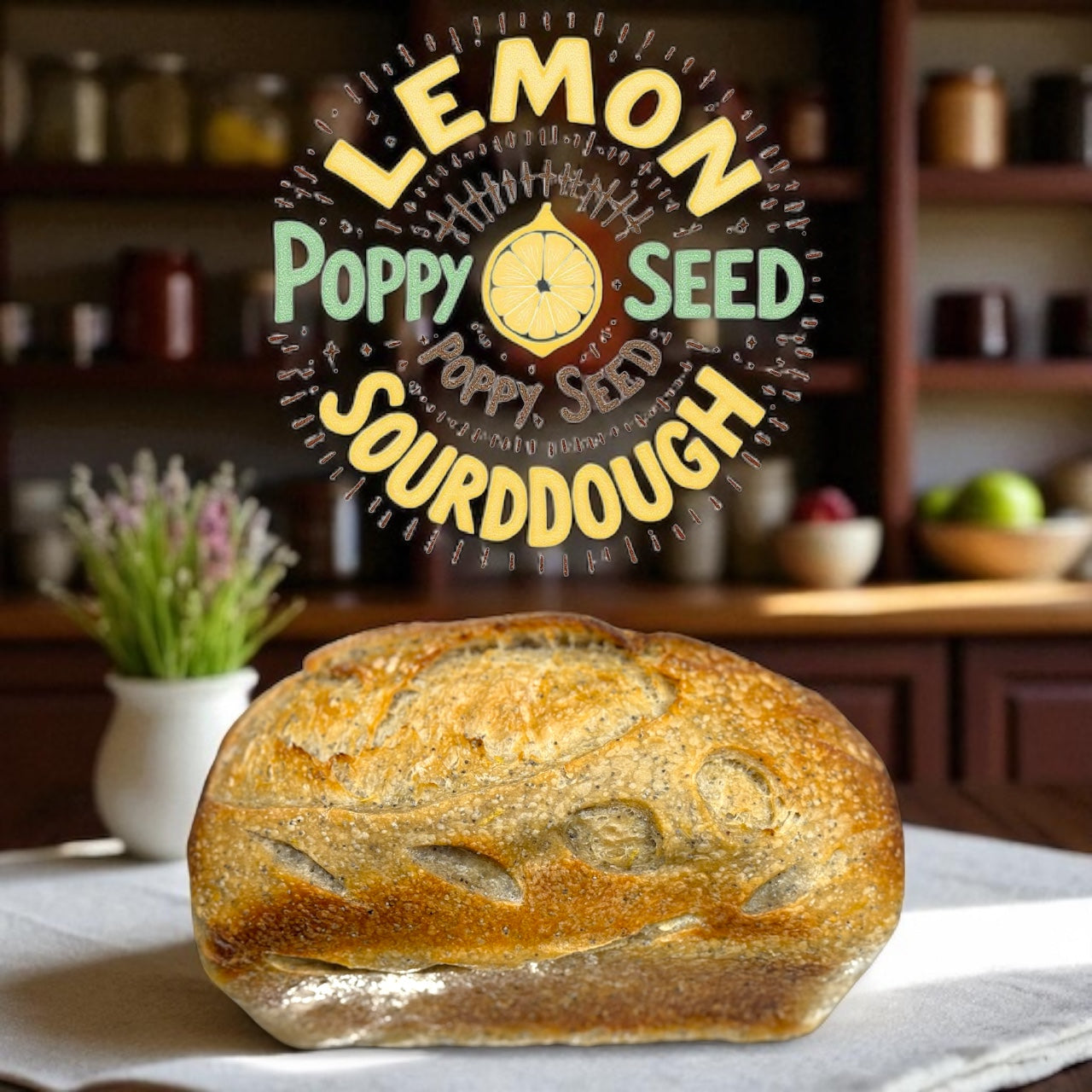 Lemon Poppyseed Sourdough