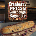 Cranberry Walnut Sourdough Baguette (1 piece)