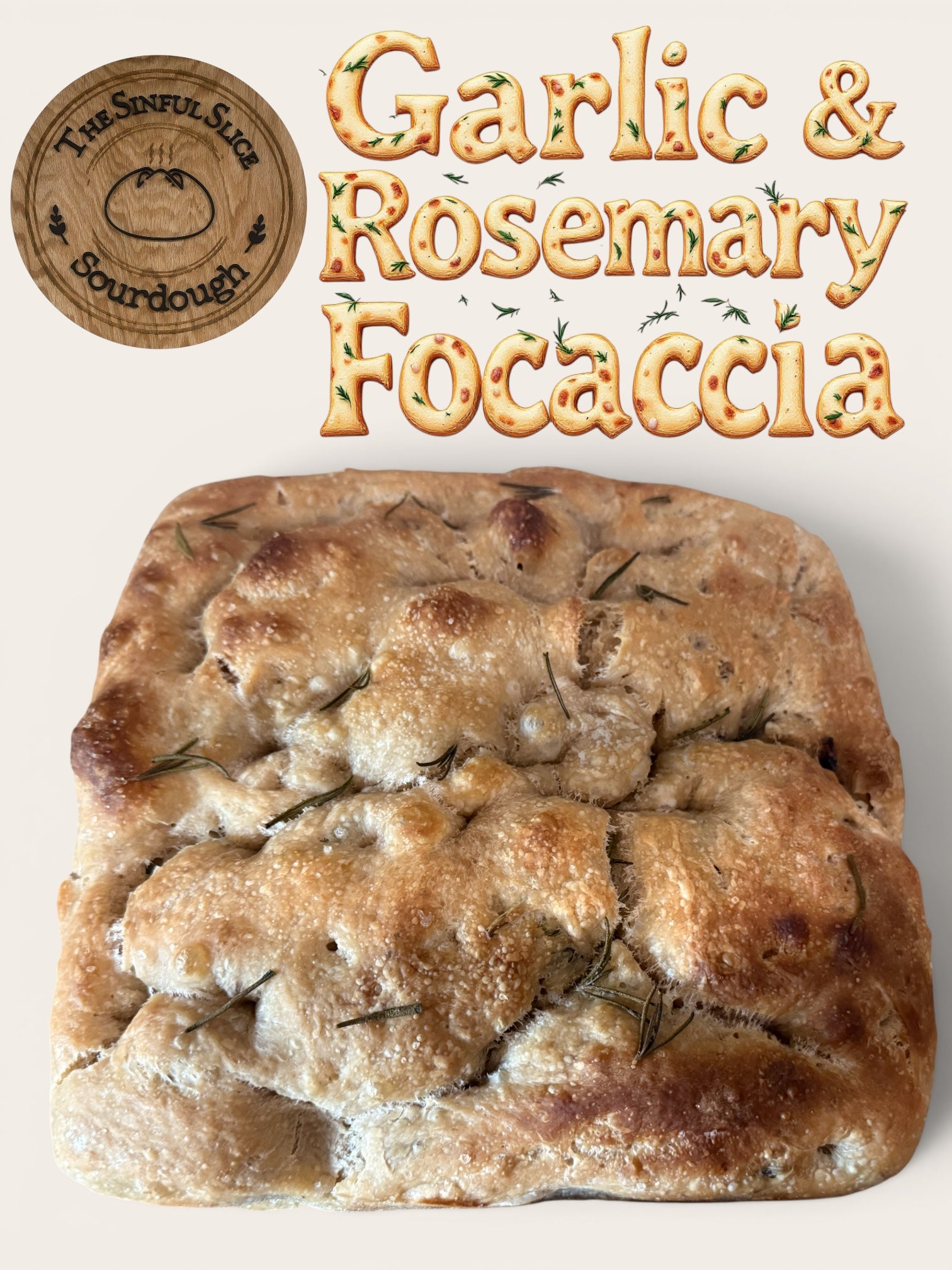 Roasted Garlic and Rosemary Focaccia