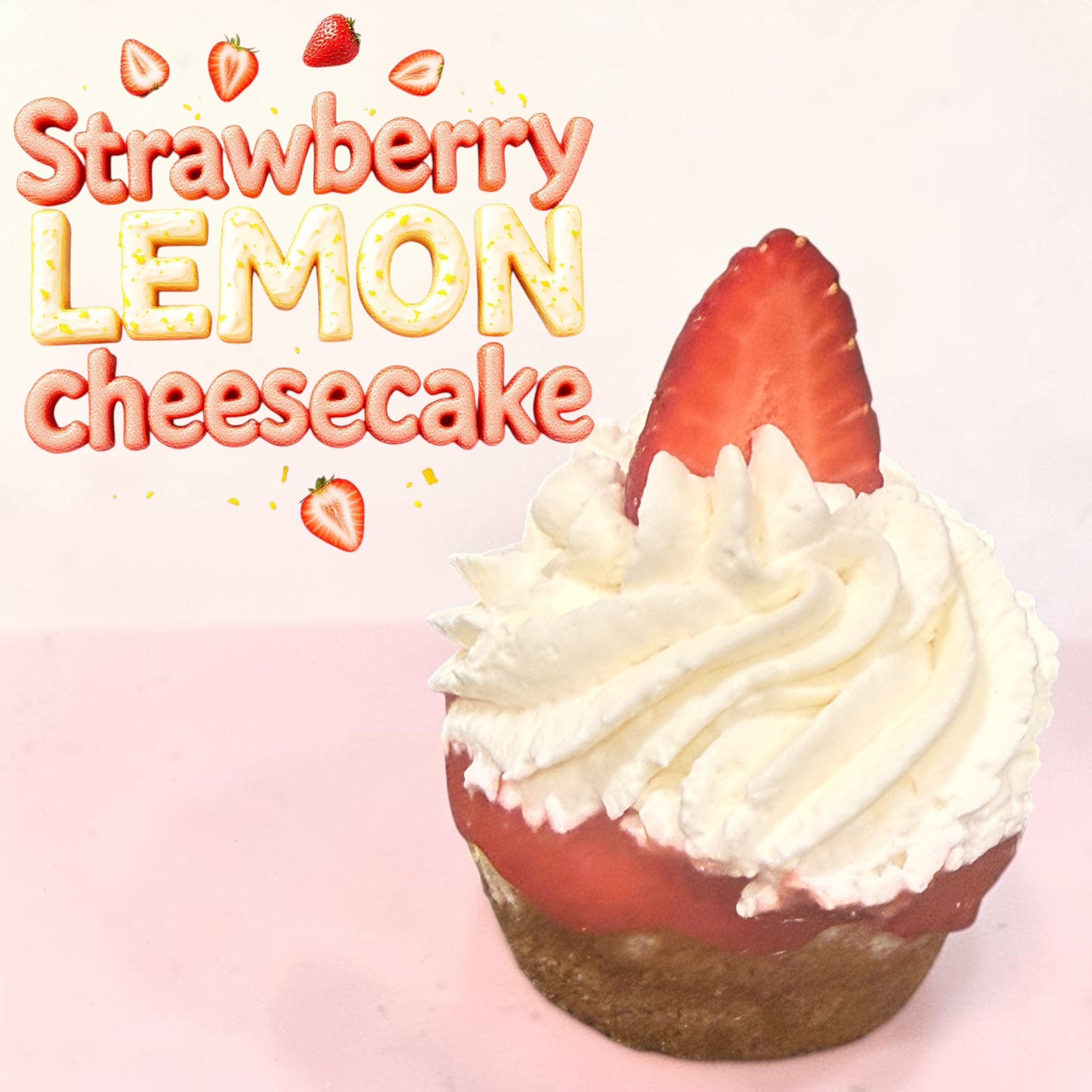 The Sinful Strawberry Mini Cheesecake (4 pieces)
